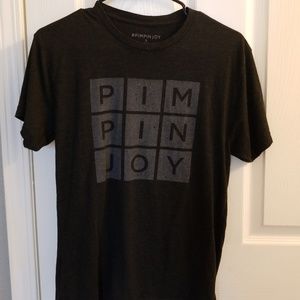 Pimpin Joy Black T-Shirt Small